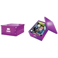 Pudło uniwersalne Leitz Click&Store duże fioletowe