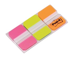 Zakładki indeksujące 3M 686-PGO 3kol. neon 25x38mm