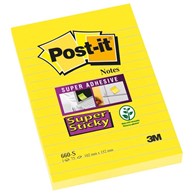 Bloczek samoprzylepny 102x152 żółty w linie 3M