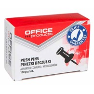 Pinezki tablicowe beczułki mix OFFICE op. 100 szt.