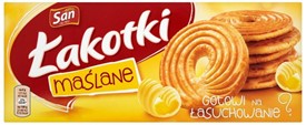 Ciastka Łakotki San maślane 168g