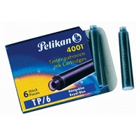 Naboje krótkie PELIKAN TP/6 4001 niebieskie