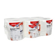 Ręcznik papierowy OFFICE Maxi 2W biały celuloza 6r