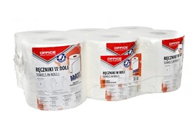 Ręcznik papierowy OFFICE Maxi 2W biały celuloza 6r
